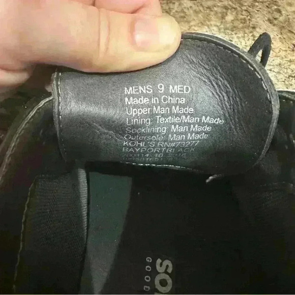 Mens Sonoma Bayport Black Chukka boots size 9 Lace Up Business Casual Boots - Picture 8 of 8